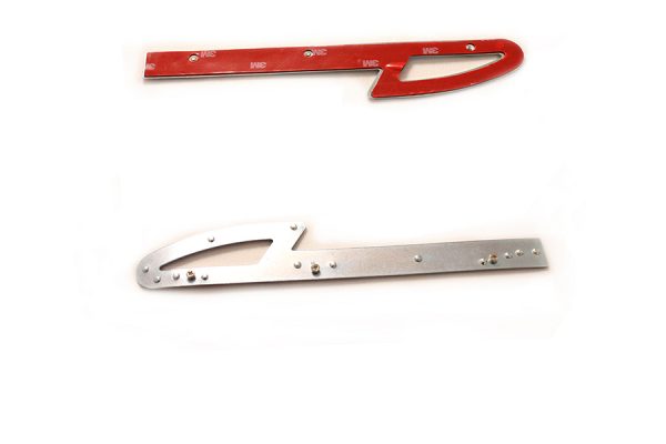 Harley Panhead Servi-car Emblem Mount Strips for Gas Tank 1955-56. P/N 61840-94T
