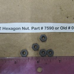 Parkerized 6-32 Hexagon Nut. Part # 7590 or Old # 0101