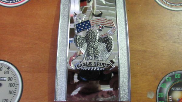 Harley Shovelhead, Evolution Chrome Die Cast Tank Trim Panel *EAGLE SPIRIT* - Image 5