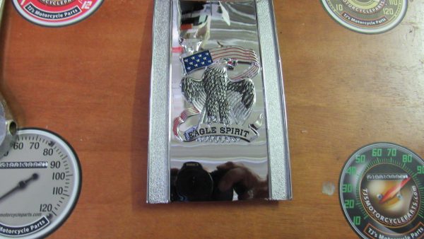 Harley Shovelhead, Evolution Chrome Die Cast Tank Trim Panel *EAGLE SPIRIT* - Image 4