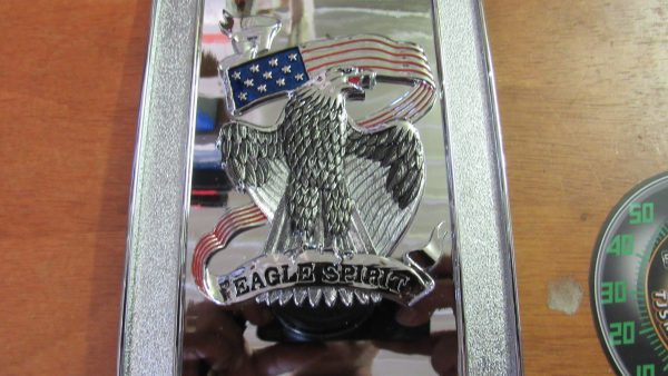 Harley Shovelhead, Evolution Chrome Die Cast Tank Trim Panel *EAGLE SPIRIT* - Image 2