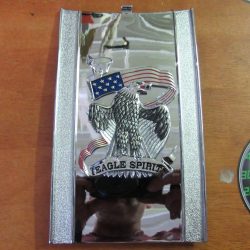 Harley Shovelhead, Evolution Chrome Die Cast Tank Trim Panel *EAGLE SPIRIT*