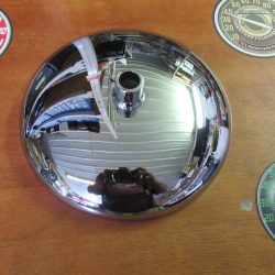 Harley Knucklehead,Panhead, WLC Springer Chrome 8" Hub Cap. P/N 43300-48