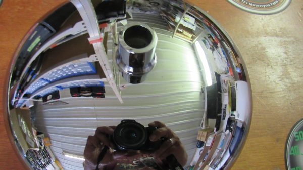 Harley Knucklehead,Panhead, WLC Springer Chrome 8" Hub Cap. P/N 43300-48 - Image 5