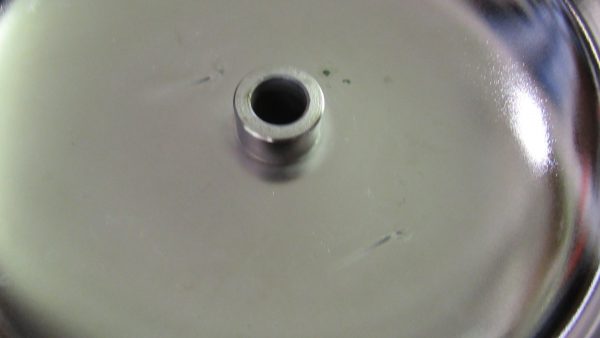 Harley Knucklehead,Panhead, WLC Springer Chrome 8" Hub Cap. P/N 43300-48 - Image 4