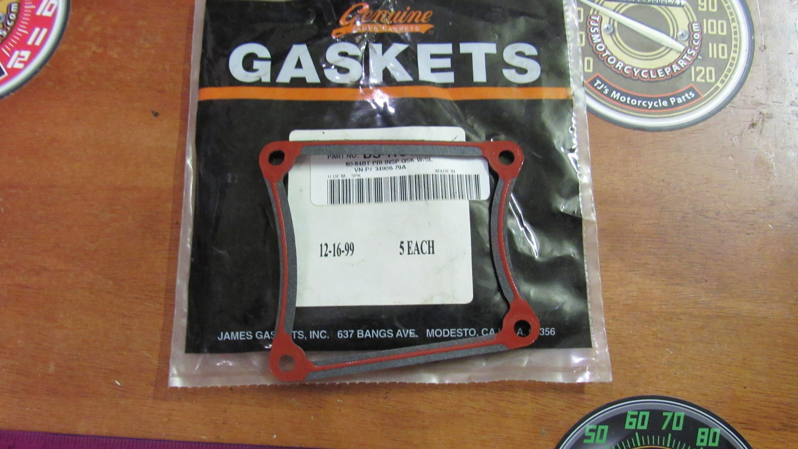 Harley Shovelhead Primary Inspection Cover Gasket 1980-85*JAMES* P/N 34906-79A