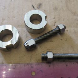 Harley Evolution Softail Rear Axle Adjusters. 1987-98