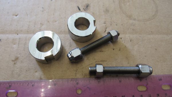 Harley Evolution Softail Rear Axle Adjusters. 1987-98
