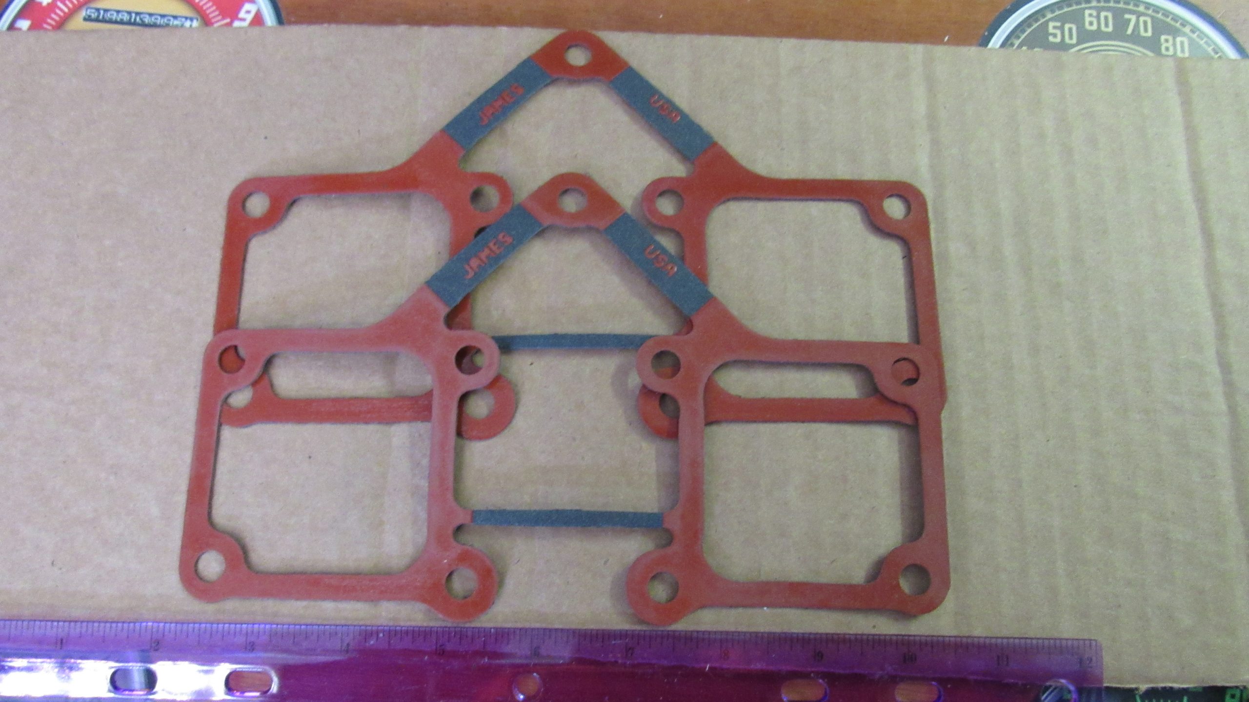 Harley Shovelhead Rocker Box Gaskets with Silicone Bead **James** 1966-84 P/N 17540-69-X