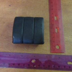 Harley Knucklehead,Panhead,Shovelhead Black Rubber Brake Pedal Pad. P/N 36954-62