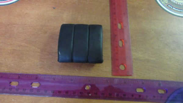 Harley Knucklehead,Panhead,Shovelhead Black Rubber Brake Pedal Pad. P/N 36954-62