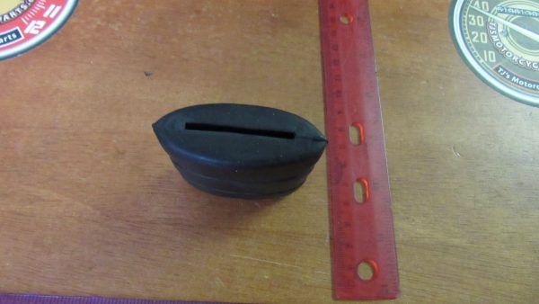 Harley Knucklehead,Panhead,Shovelhead Black Rubber Brake Pedal Pad. P/N 36954-62 - Image 2
