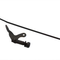 Harley Knucklehead Replica Parkerized Carburetor Choke Rod Kit. 1941-47. P/N 27244-41(Rod)- P/N 27236-38(Lever)