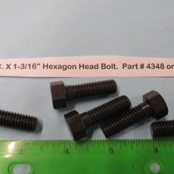 Harley Knuckle,Flathead,Pan, PARKERIZED 3/8-16 N.C. X 1-3/16" Hexagon Head Bolt.  Part # 4348 or Old # 071