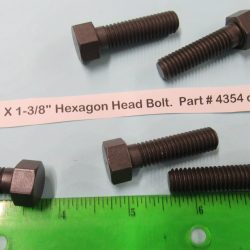 Harley Knuckle,Flathead,Pan, PARKERIZED  3/8-16 N.C. X 1-3/8" Hexagon Head Bolt.  Part # 4354 or Old # 073