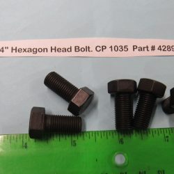 Harley Knuckle,Flathead,Pan, PARKERIZED  3/8-24 N.F. X 3/4" Hexagon Head Bolt. CP 1035  Part # 4289 or Old # 074