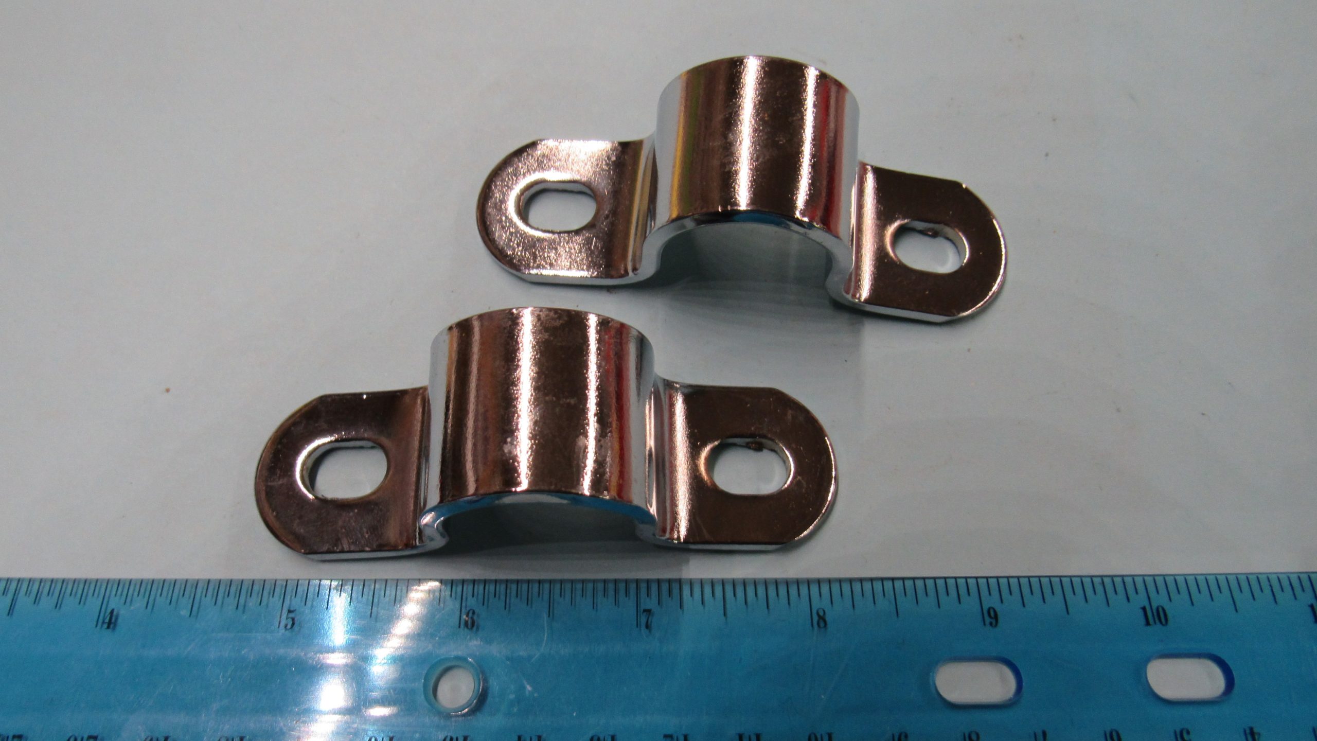 Harley Knucklehead,Panhead,Rear Fender U-Clamps *Chrome*1936-57 P/N 59800-36 - Image 2