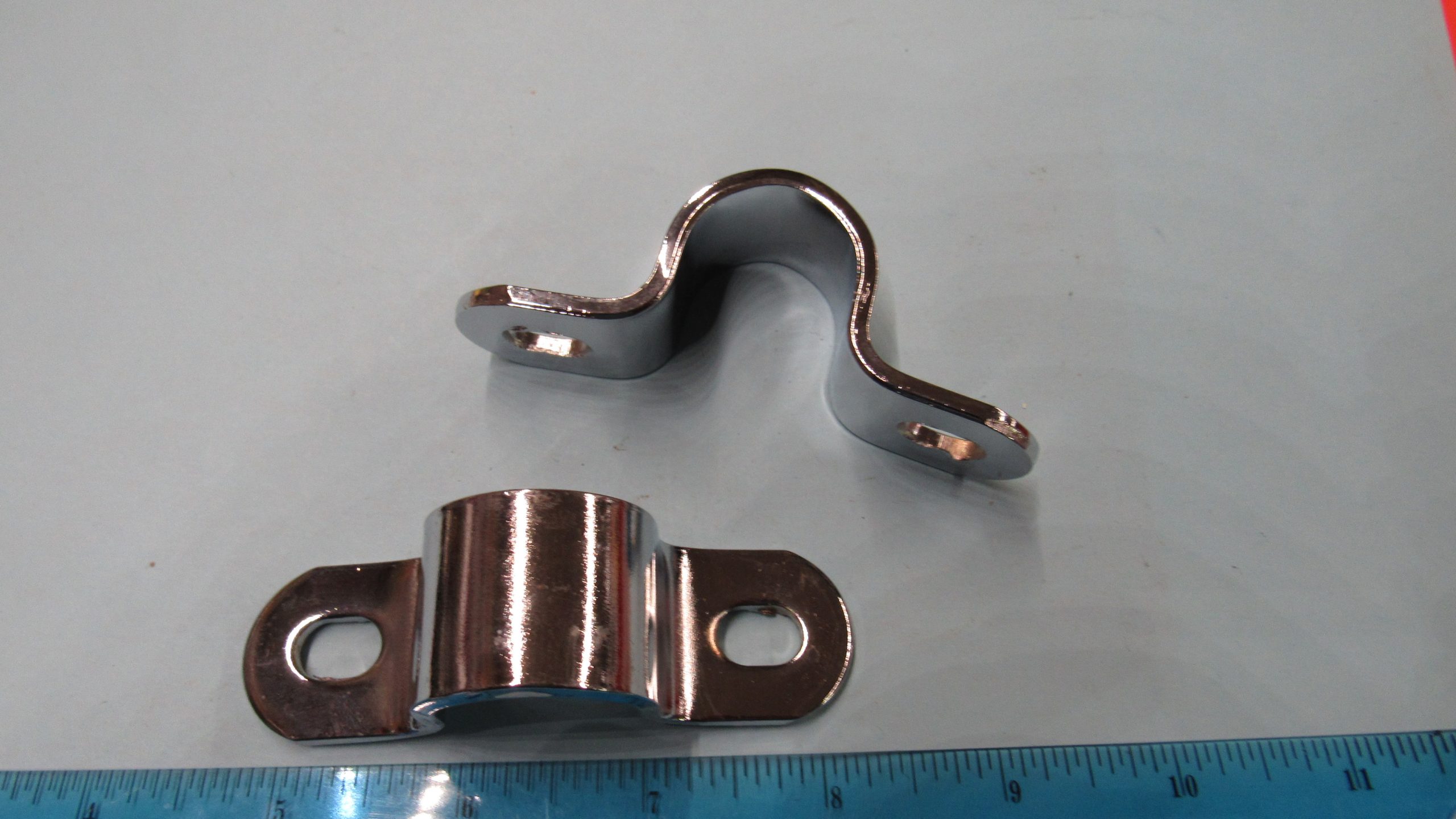 Harley Knucklehead,Panhead,Rear Fender U-Clamps *Chrome*1936-57 P/N 59800-36
