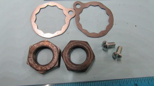 Harley 45 Flathead Crank Pin Nut & Lock Kit. 1929-73. P/N 23982-90 - Image 3