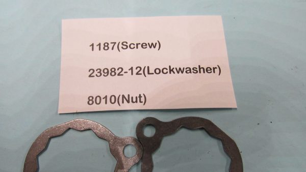 Harley 45 Flathead Crank Pin Nut & Lock Kit. 1929-73. P/N 23982-90 - Image 2