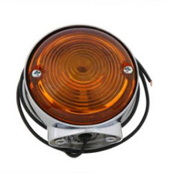 Harley Panhead, Shovelhead Chrome Turn Signal Front and Rear Single.1964-84. P/N 68508-64
