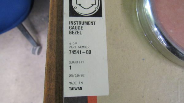Genuine Harley Twin Cam, Sportster, Dyna, Instrument Gauge Bezel 2000-UP?? P/N 74541-00 - Image 2