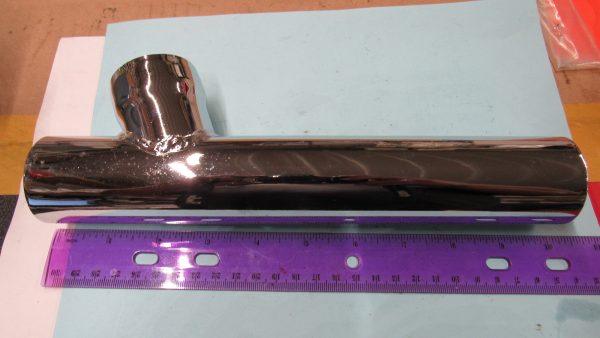 Harley, Knuckle, Pan Exhaust Header Y Pipe. *Custom Applications*  10" Long