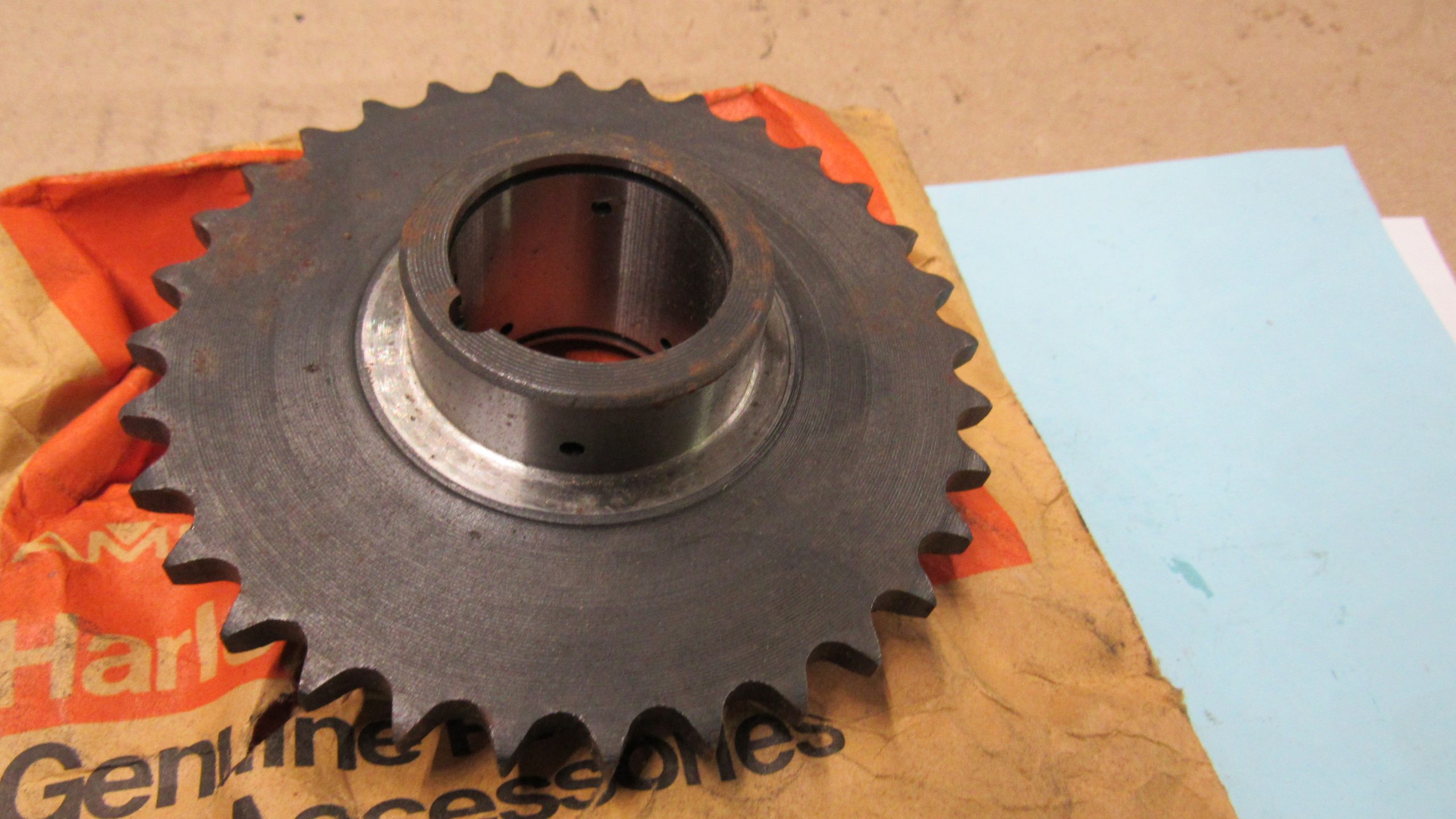 Harley Davidson Aermacchi Sprint Lower Starter Drive Gear **NOS** P/N 23854-73P - Image 5