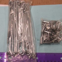 Harley WL,WLA Chrome Front Wheel Spokes **16" Wheel** 1940-42 P/N 43036-40C