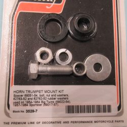 Harley Panhead, Sportster Trumpet Horn Mount Kit. 1954-64. P/N 69022-54