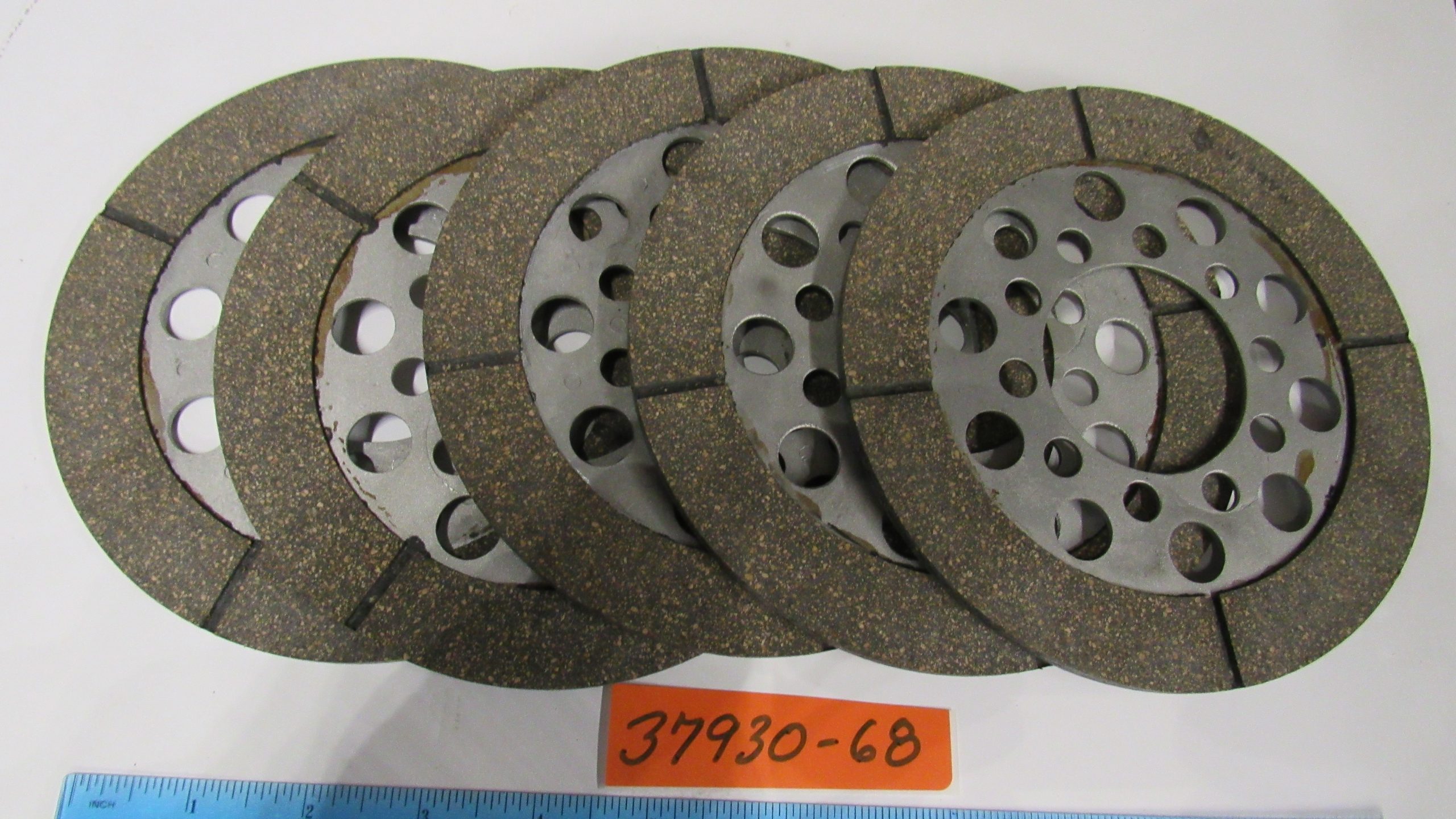 Harley Shovelhead Clutch Plate Set 1968-84.  P/N 37930-68 - Image 2