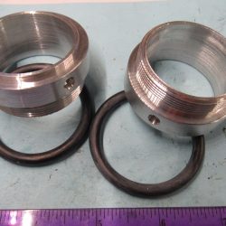 Harley Panhead Intake Manifold Nipple O-Ring Conversion Kit with O-Rings 1948-54 *Aluminum*