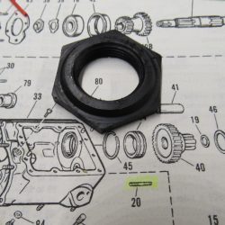 Harley Big Twin 4 Speed Transmission Mainshaft Bearing Nut. 1936-84. P/N 35046-36