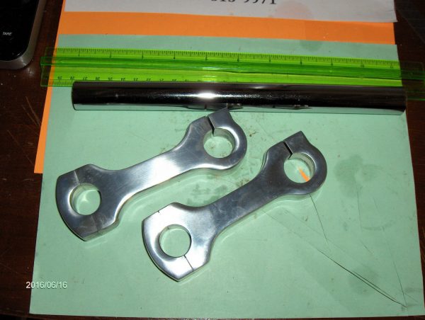 Vintage Style 4" Dog Bones for 7/8" Bars.. Honda,Yamaha,Choppers,etc..