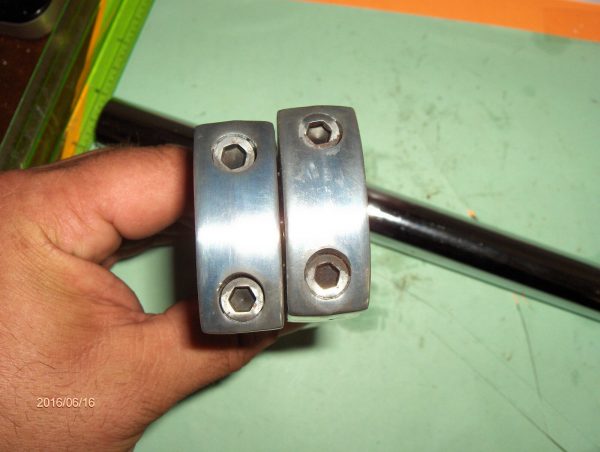 Vintage Style 4" Dog Bones for 7/8" Bars.. Honda,Yamaha,Choppers,etc.. - Image 6