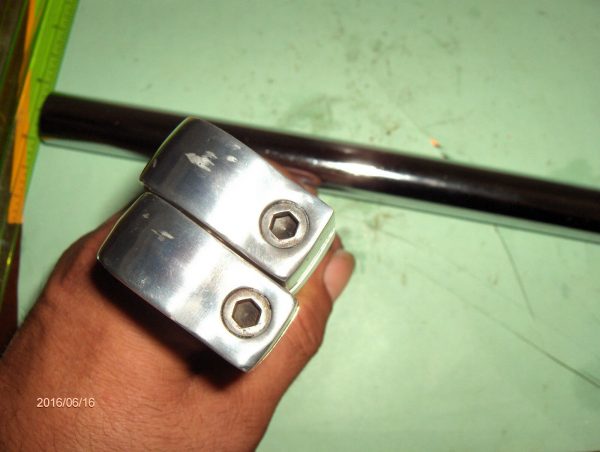 Vintage Style 4" Dog Bones for 7/8" Bars.. Honda,Yamaha,Choppers,etc.. - Image 3