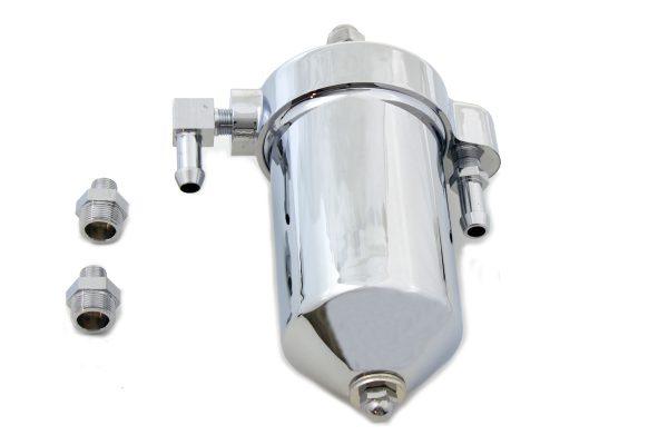 Harley Panhead Chrome Oil Filter Assembly. 1948-64. P/N 63800-48