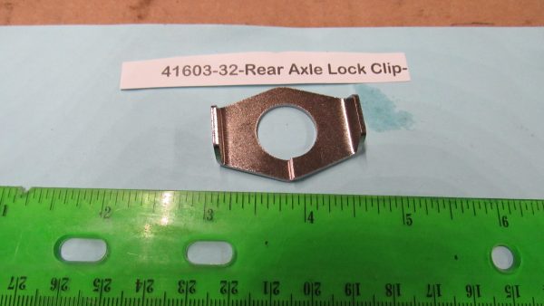 Harley Big Twin Rear Axle Lock Clip. *Chrome* 1930-72. P/N 41603-32 - Image 2