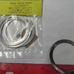 Harley Big Twin 4 Speed Transmission Main Drive Gear Bearing Washer. 1937-77. P/N 35131-36
