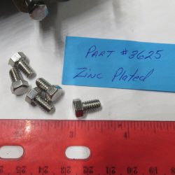 Harley Big Twin, Flatheads Linkert Air Cleaner To Carb Bolt.(ZINC PLATED) 12-24 x 3/8". Part # 3625