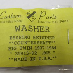 Harley,Knuckle,Pan,Shovel Tranny Countershaft Bearing Retainer Washer 1937-84 *OVERSIZE .065* P/N 35915-92