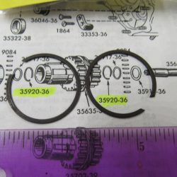 Harley Big Twin 4 Speed Transmission Countershaft Retaining Ring. 1937-77  P/N 35920-36
