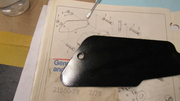 Genuine Harley Sportster Starter Block Off Plate *NOS* 1979-UP?? P/N 31550-79 - Image 4