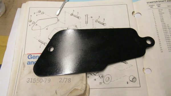 Genuine Harley Sportster Starter Block Off Plate *NOS* 1979-UP?? P/N 31550-79 - Image 2