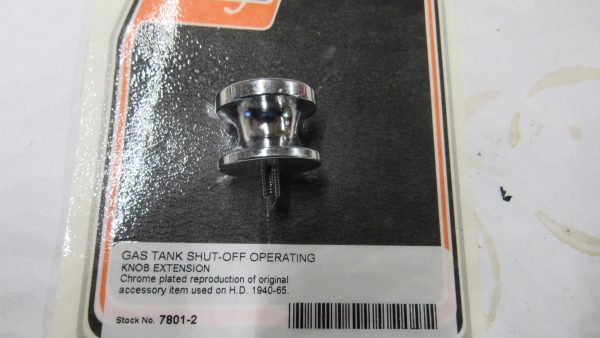 Harley Big Twin, Flathead Gas Tank Fuel Shut-Off Knob Extension. 1940-65