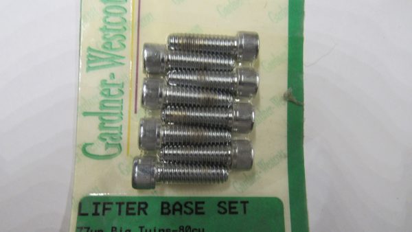 Harley Shovelhead, Evolution Chrome Allen Head Lifter Base Screws. 1977-UP??
