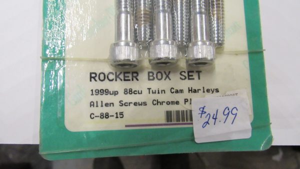 Harley Twin-Cam Chrome Allen Screws Rocker Box Set. 1999-UP? - Image 3