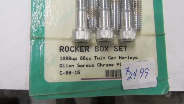 Harley Twin-Cam Chrome Allen Screws Rocker Box Set. 1999-UP? - Image 2
