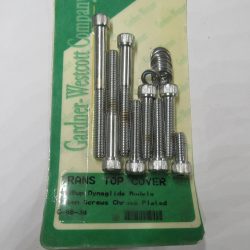 Harley Twin-Cam Dyna Chrome Transmission Top Cover Chrome Allen Screw Kit. 1999-UP??