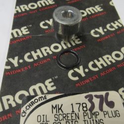 Harley Shovelhead, Oil Screen Pump Plug. 1970-80. *Allen Head*